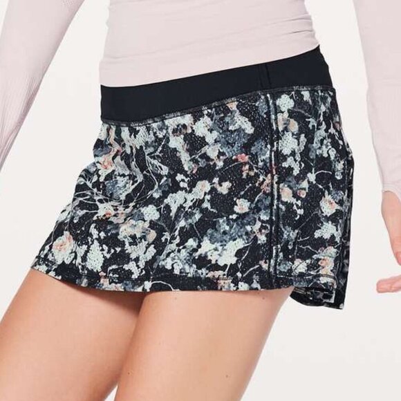 Lululemon Pace Rival Skirt Regular No Panels Spring Bloom Multi 10 - Picture 8 of 9